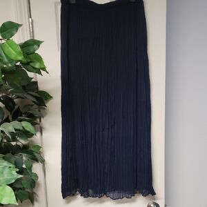 Christopher & Banks Dark Blue Maxi Skirt